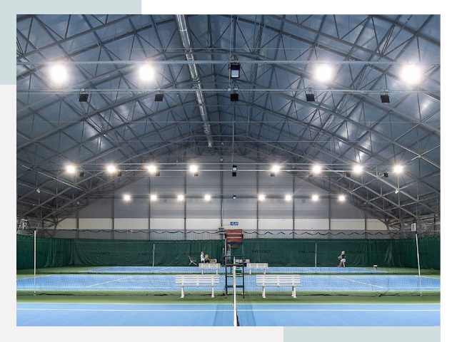 Строительство теннисных кортов в Минусинск от 610 руб.