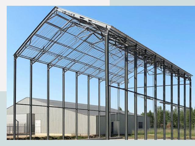 Прямо стенные ангары от СтальСтрой-Мнс по цене 610 руб.