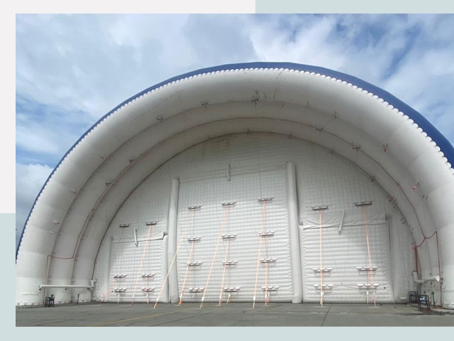 Пневмокаркасные ангары от СтальСтрой-Мнс по цене от 610 руб.