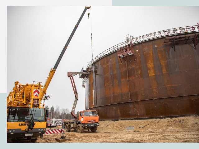 Монтаж резервуаров в Минусинске от 610 руб. за м³