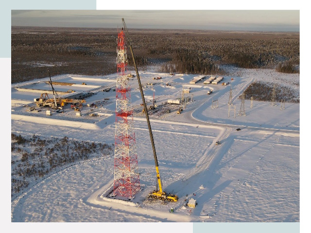 Мачты связи в Минусинске