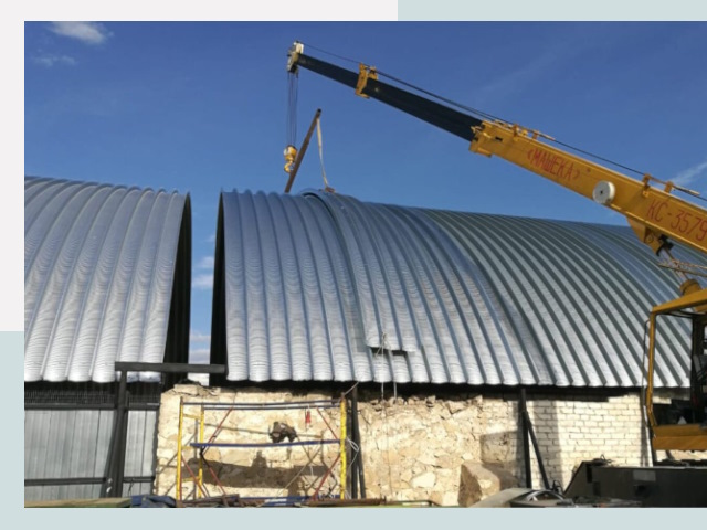 Реконструкция ангаров в Минусинске от 610 руб.