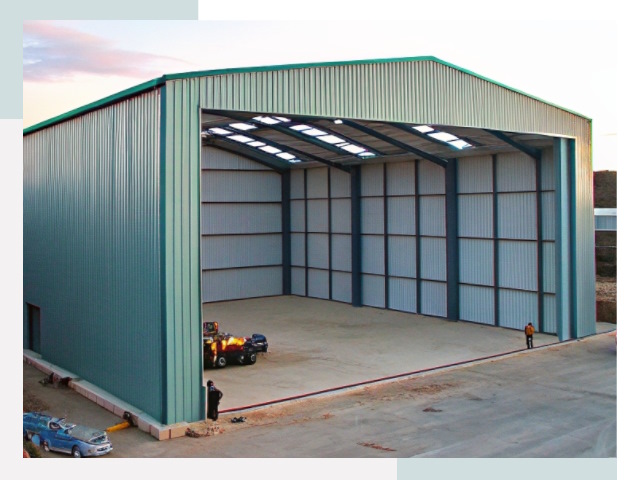 Строительство ангаров в Минусинске