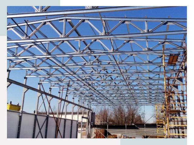 Металлокаркасы для складов в Минусинске