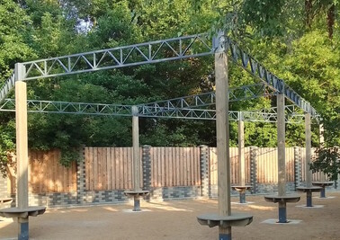 Терраса из металлоконструкций под ключ, проектирование, изготовление и монтаж от СтальСтрой-Мнс